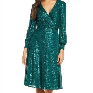Green Sequin Dress